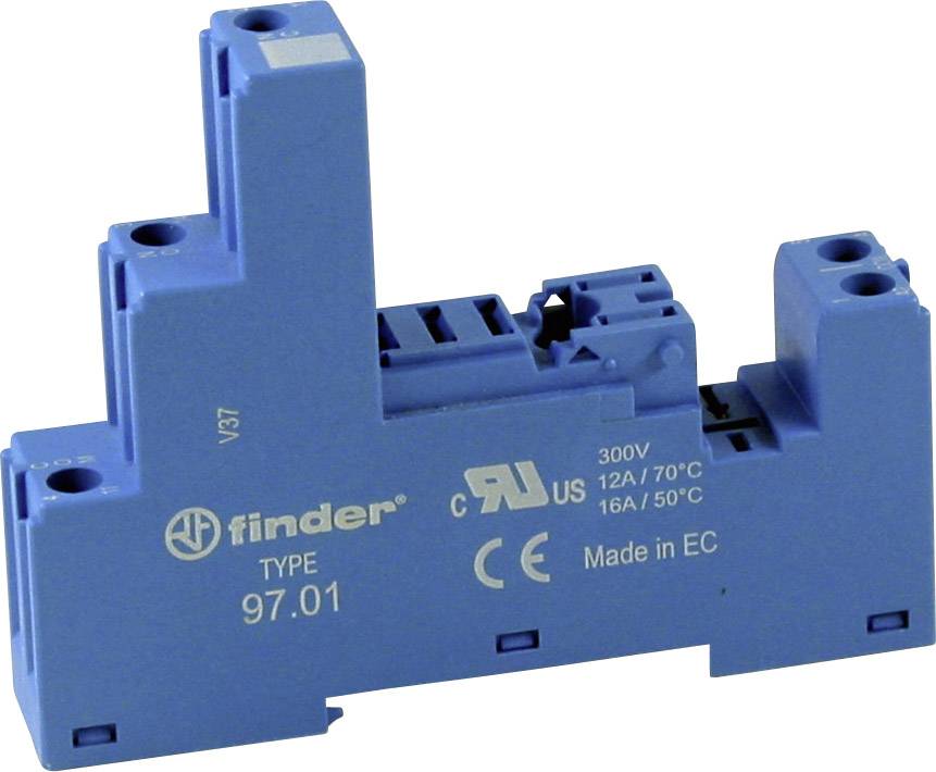Finder 97.01 Gniazdo przekaźnika 97.01, 1 szt. - obrazek 1