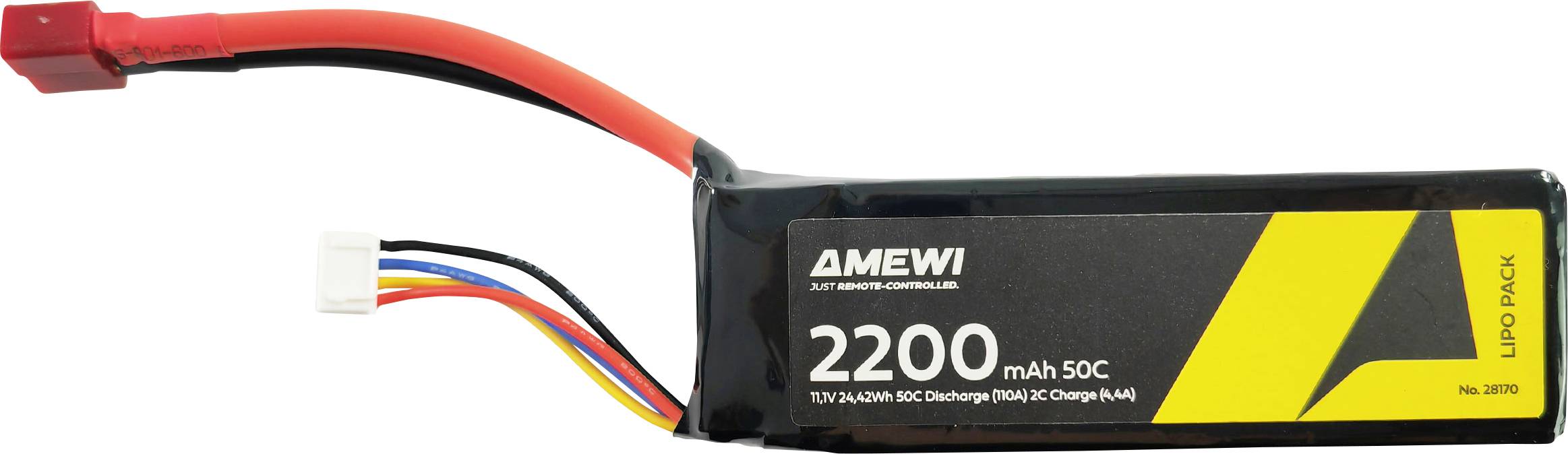 Pakiet akumulatorów (LiPo) 11.1 V 2200 mAh Amewi Softcase XT60 - obrazek 1