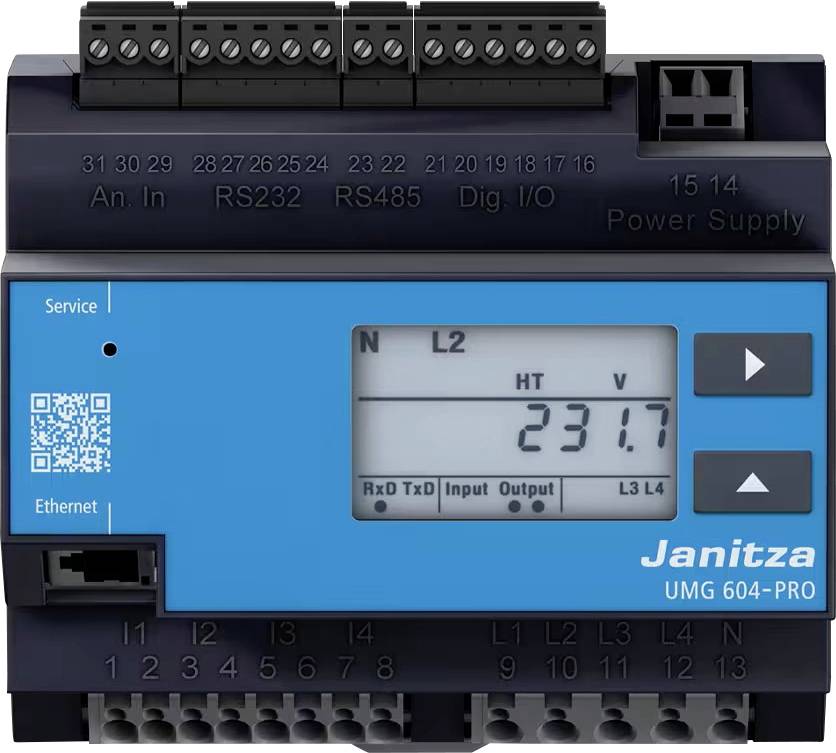 Janitza UMG 604-PRO 24 V Analizator jakości napięcia - obrazek 1