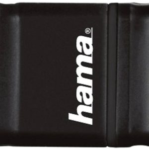 Pendrive USB 2.0 Hama Smartly, 16 GB, czarny, 10 MB/s / 10 MB/s, ultra mały Pendrive USB 2.0 Hama Smartly, 16 GB, czarny, 10 MB/s / 10 MB/s, ultra mały
