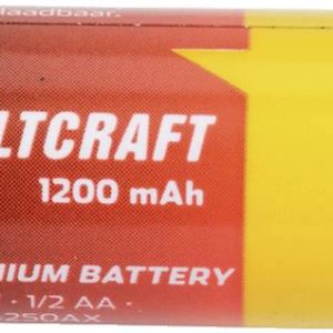 Bateria 1/2 AA VOLTCRAFT, 3.6 V, 1200 mAh, Li-SoCl2, pin lutowniczy, 1 szt.
