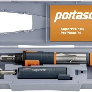Zestaw lutownicy gazowej Portasol SuperPro Set, 625 °C, 90 min, zaw. zapalnik piezo, 165 g Zestaw lutownicy gazowej Portasol SuperPro Set, 625 °C, 90 min, zaw. zapalnik piezo, 165 g