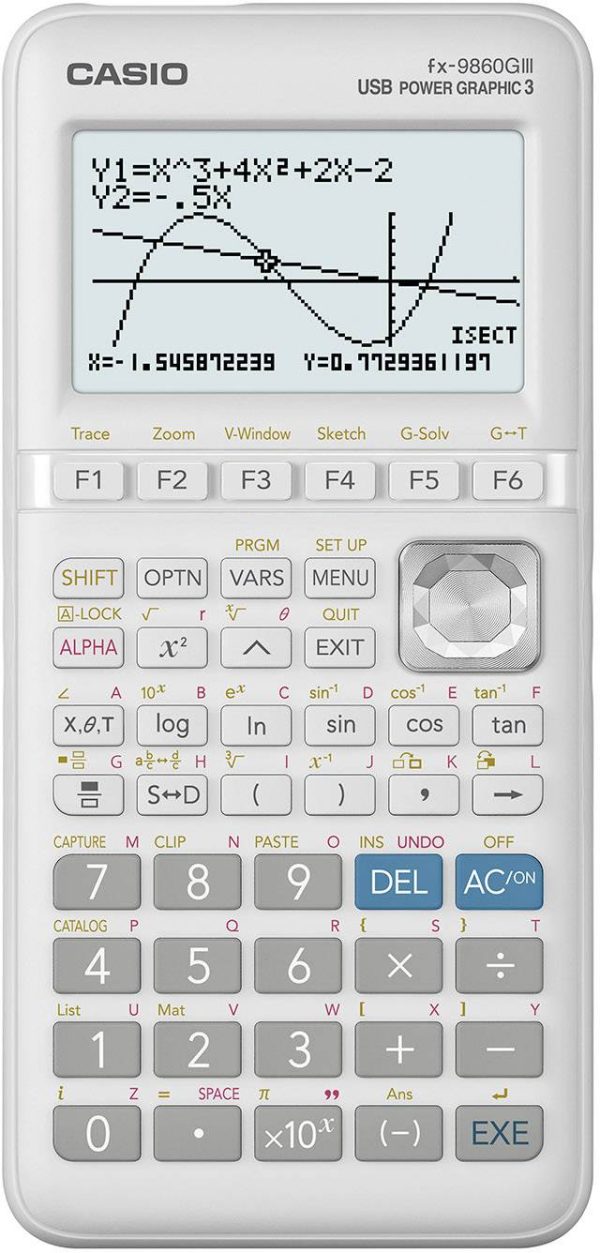 Casio FX-9860GIII Kalkulator graficzny czarny, srebrny Wyświetlacz: 21 bateryjne (S x W x G) 91.5 x 21.2 x 184 mm