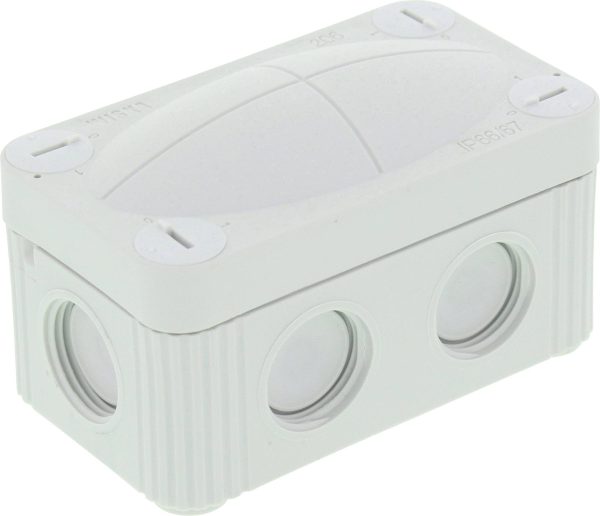 Wiska 10109571 Skrzynka przyłączeniowa (D x S x W) 85 x 49 x 51 mm czarny (ral 9005) IP66/IP67 1 szt.