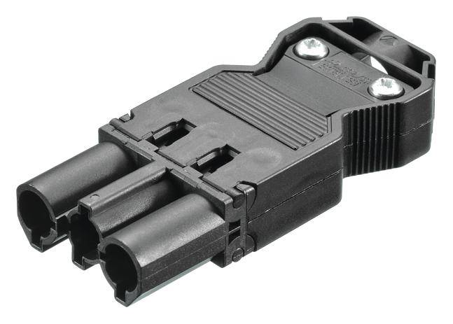 Wtyczka Bachmann 375.504 czarny - obrazek 1