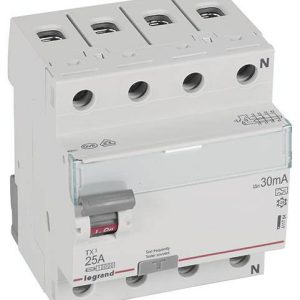 Wyłącznik różnicowoprądowy Legrand 411764, 25 A, 400 V Wyłącznik różnicowoprądowy Legrand 411764, 25 A, 400 V