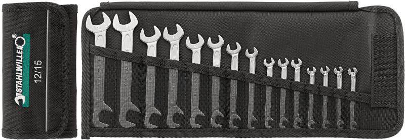 Stahlwille 96400653 2021-10-12 Zestaw kluczy płaskich podwójnych Rozmiar klucza (metryczny) (tylko do tytułu) 4 - 11 mm - obrazek 1