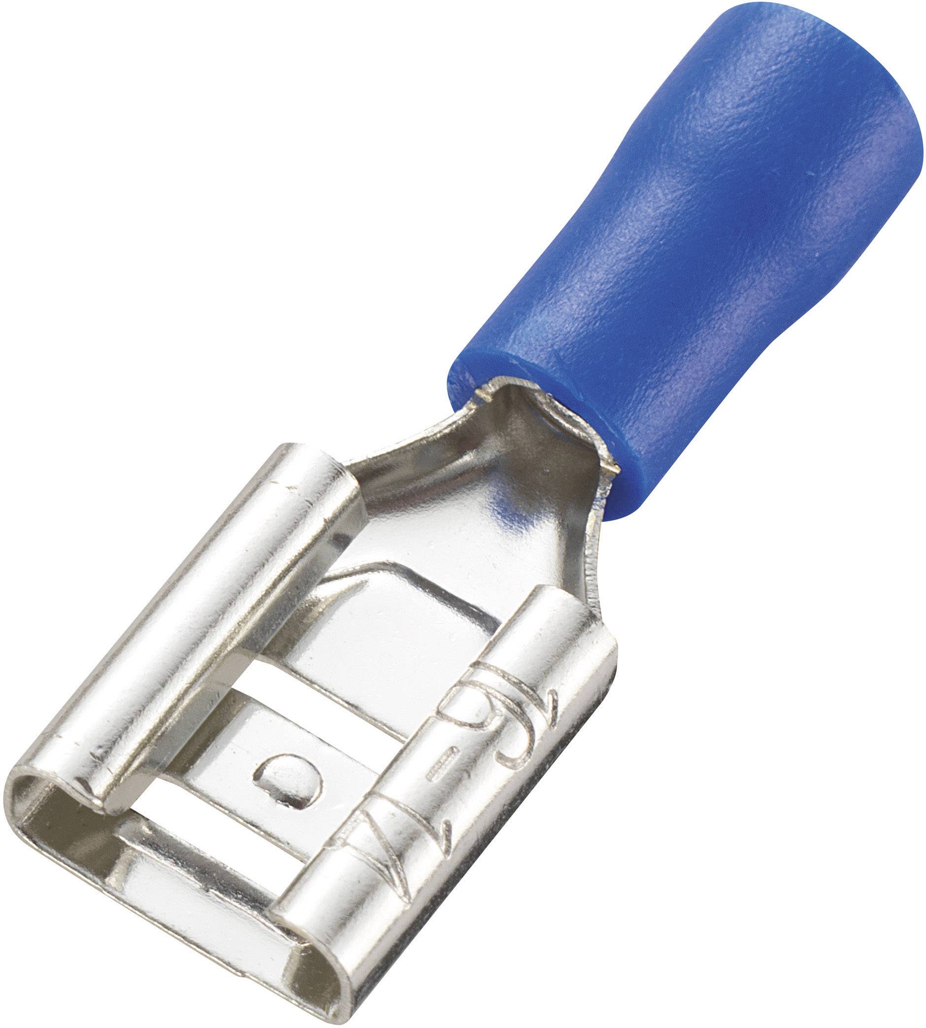 TRU COMPONENTS 737509 Złącze żeńskie płaskie 100 szt. - obrazek 1