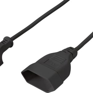 przedłużacz Sygonix Euro SY-5044230, H03VVH2-F 2X 0,75 mm², 0.20 m
