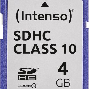 Karta pamięci SDHC Intenso 3411450, 4 GB, Class 10, 20 MB/s / 12 MB/s Karta pamięci SDHC Intenso 3411450, 4 GB, Class 10, 20 MB/s / 12 MB/s
