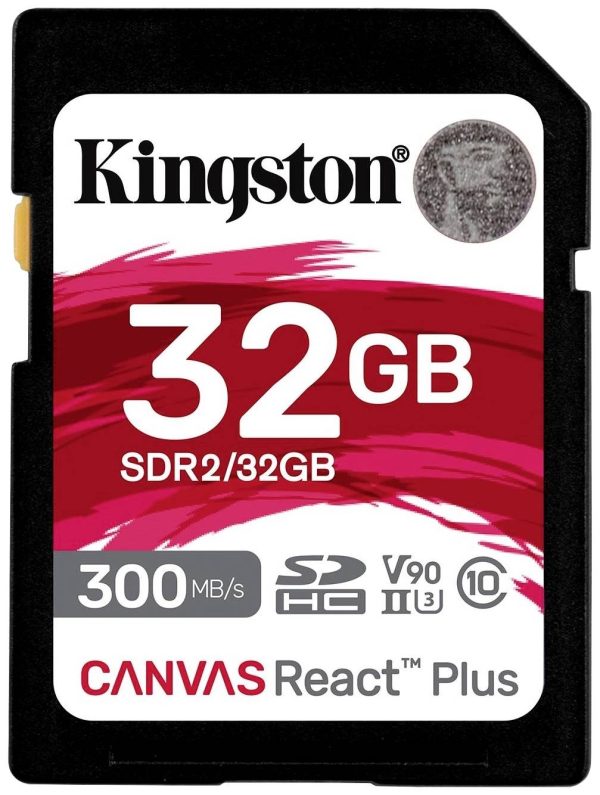Kingston Canvas React Plus SD 32 GB Class 10 UHS-II