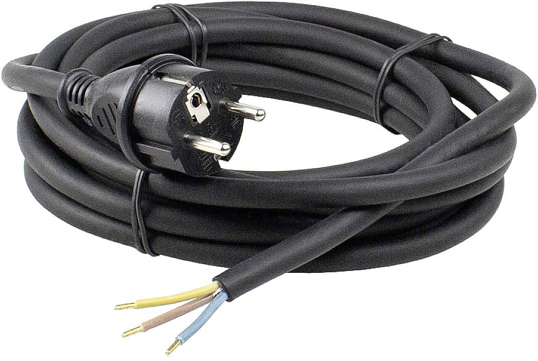 Kabel zasilający AS Schwabe 60379, H07RN- F 3G 1,5 mm, 4,5 m. - obrazek 1