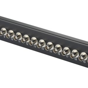 Renkforce 24 Porty Patchpanel BNC 483 mm (19″) 1 U Zamontowany