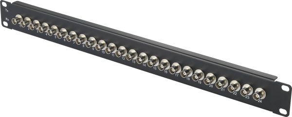 Renkforce 24 Porty Patchpanel BNC 483 mm (19″) 1 U Zamontowany