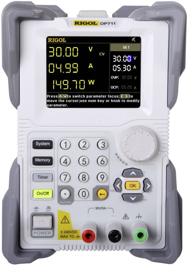 Zasilacz laboratoryjny regulowany Rigol DP711 0 – 30 V 0 – 5 A 150 W
