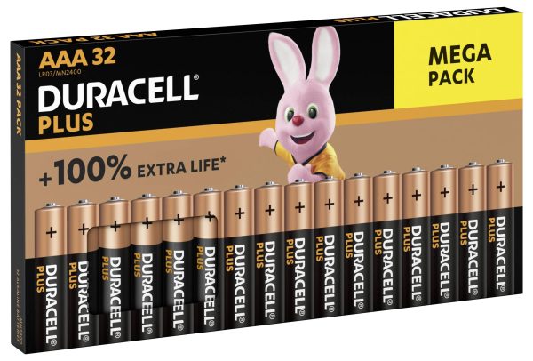 Bateria AAA/R03 Duracell Plus-AAA BP32 1.5 V 32 szt.
