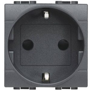 Legrand Gniazdo elektryczne Living&Light antracytowy L4141 1 szt. Legrand Gniazdo elektryczne Living&Light antracytowy L4141 1 szt.