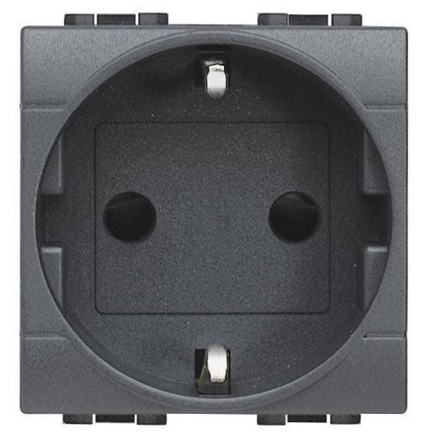 Legrand Gniazdo elektryczne Living&Light antracytowy L4141 1 szt.