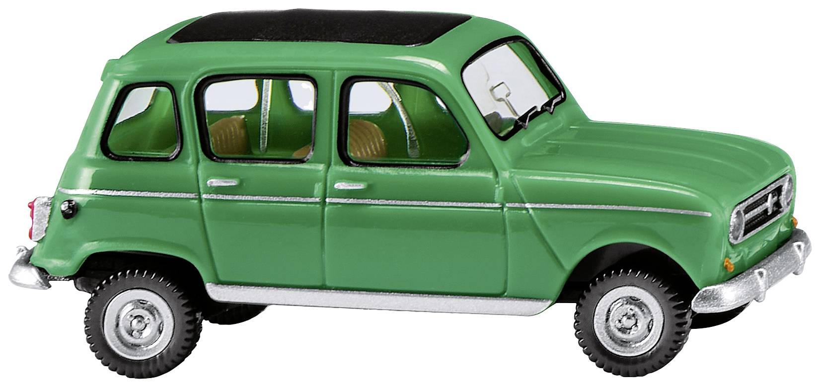 Wiking 0224 46 H0 Model samochodu Renault R4 ze składanym dachem w kolorze zielonym - obrazek 1