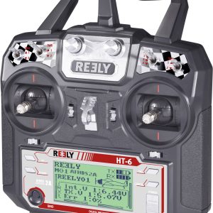 Kontroler do zdalnego sterowania Reely HT-6 1310037, 2,4 GHz, Ilość kanałów: 6, 397 g Kontroler do zdalnego sterowania Reely HT-6 1310037, 2,4 GHz, Ilość kanałów: 6, 397 g