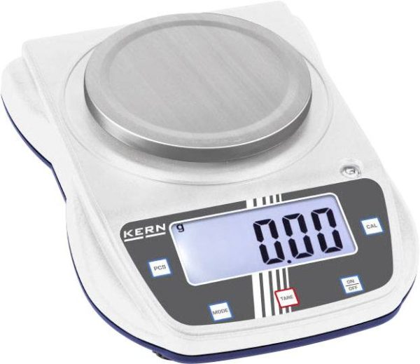 Kern EHA 500-2 Waga szkolna Zakres pomiaru maks. 500 g Podziałka 0.01 g poprzez zasilacz sieciowy szarobiały, kobaltowy