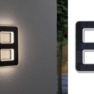 Podświetlany numer domu, solarny Paulmann 4000870798492 79849 0.20 W 20 lm IP44 Podświetlany numer domu, solarny Paulmann 4000870798492 79849 0.20 W 20 lm IP44