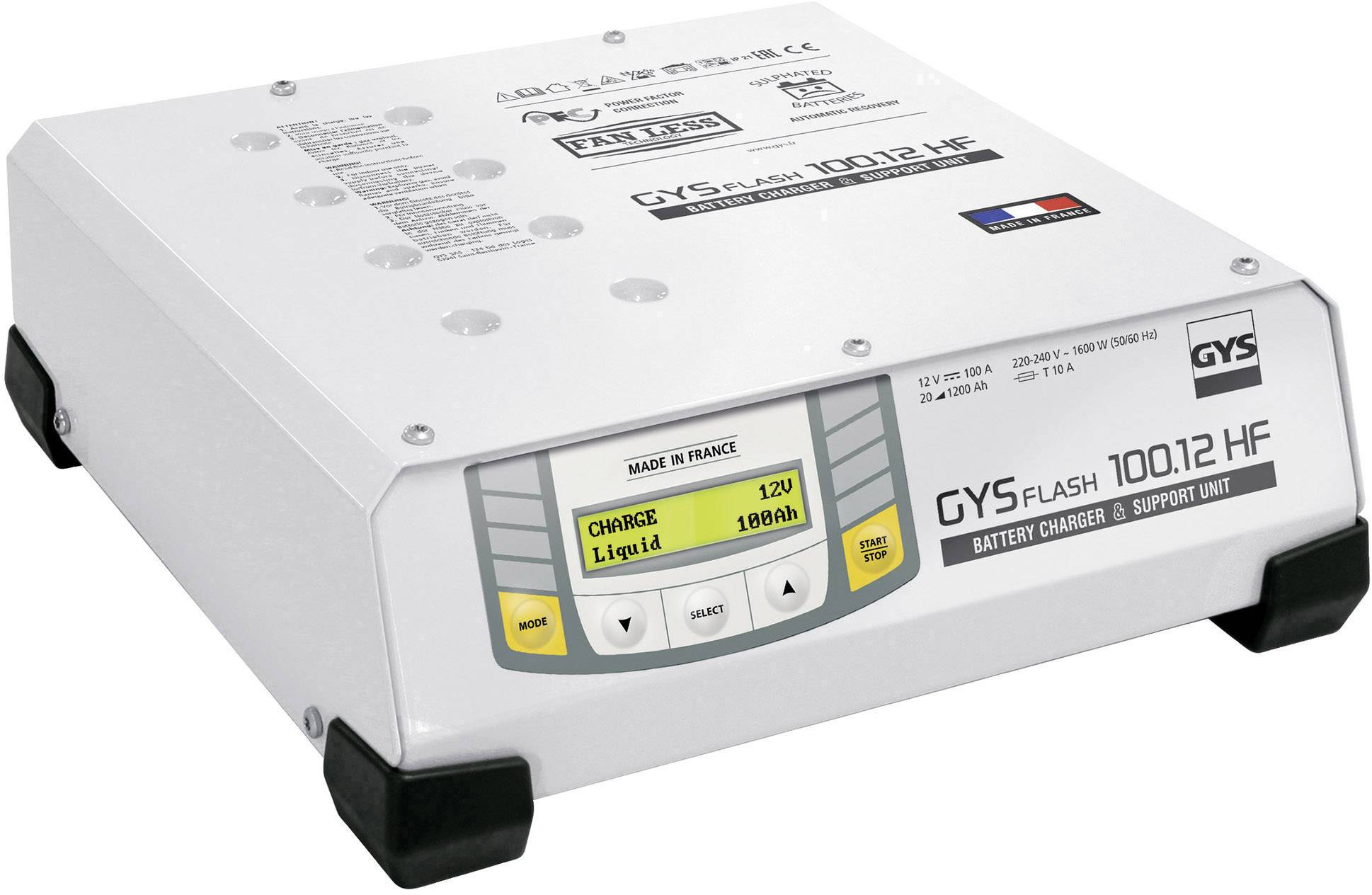 GYS GYSFLASH 100.12 HF 029415 Prostownik automatyczny 12 V 100 A - obrazek 1