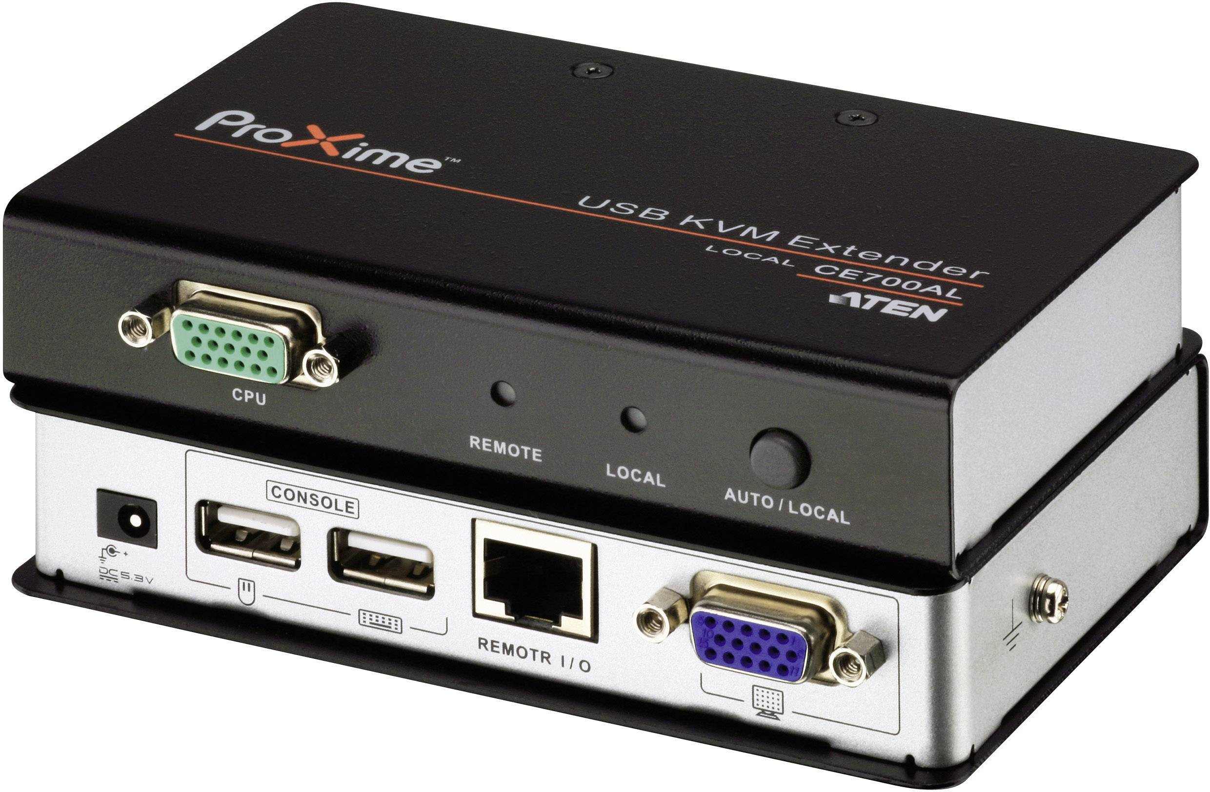 ATEN CE700A VGA, USB 2.0 Ekstender przez kabel sieciowy RJ45 150 m - obrazek 1