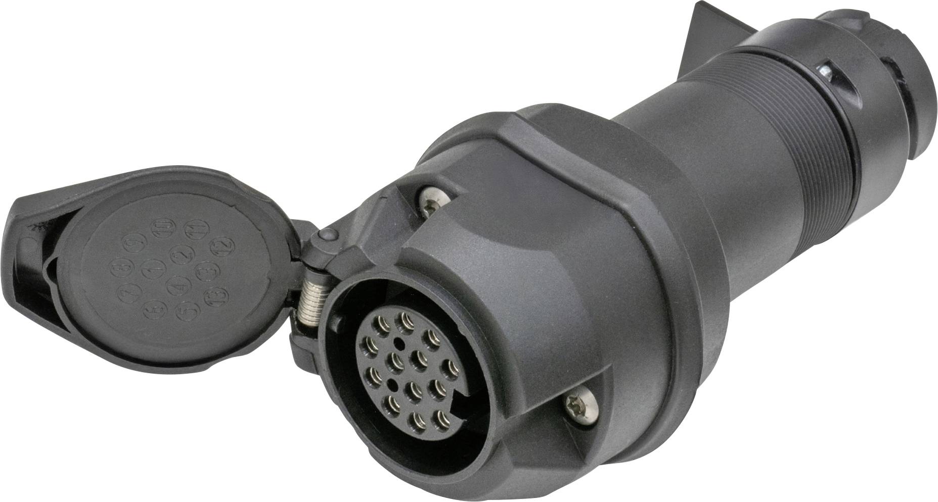 Przejściówka, adapter gniazda przyczepy, oświetlenia LED-CAN SecoRüt, 50220, 13 pinowe na 13 pinowe - obrazek 1
