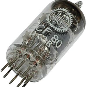 Lampa elektronowa ECF ECF 80 = 6 BL 8 BTB Vertrieb ECF 80 = 6 BL 8 Ilość styków 9 Trzonek Noval Opis: Trioda-pentoda