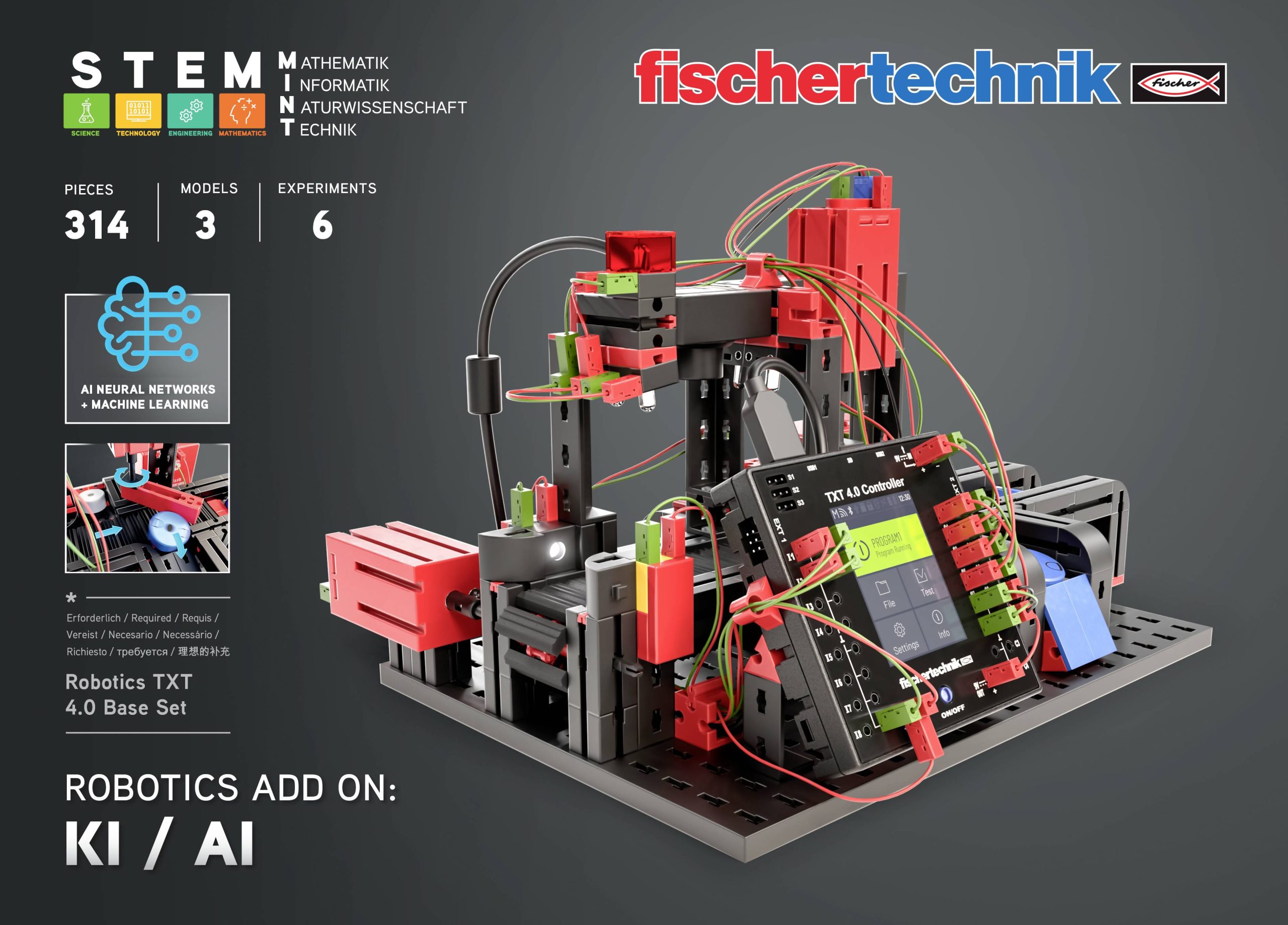 Zestaw do robotyki fischertechnik education Add On: Künstliche Intelligenz - obrazek 1