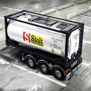 Modelu samochodu ciężarowego do sklejania Italeri Tecnokar Trailer w/ 20ft Tank 3929 1:24 Modelu samochodu ciężarowego do sklejania Italeri Tecnokar Trailer w/ 20ft Tank 3929 1:24