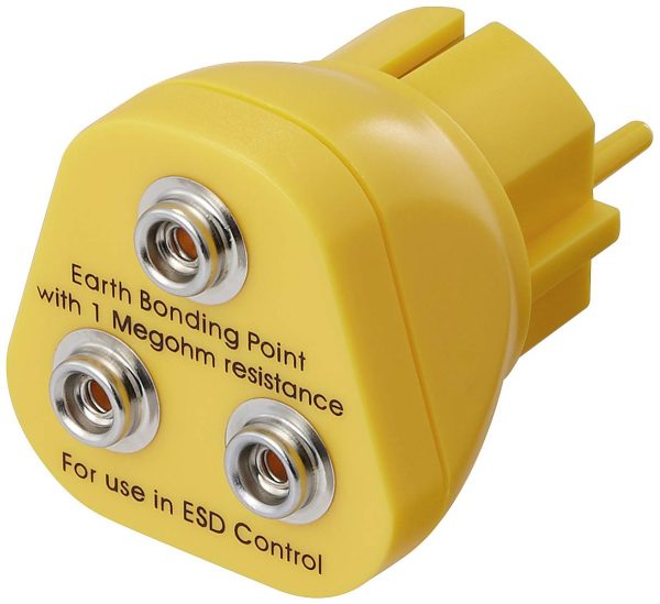 TRU COMPONENTS TC-12351668 Wtyczka uziemiająca 3x złącze zatrzaskowe 10 mm 1 szt.