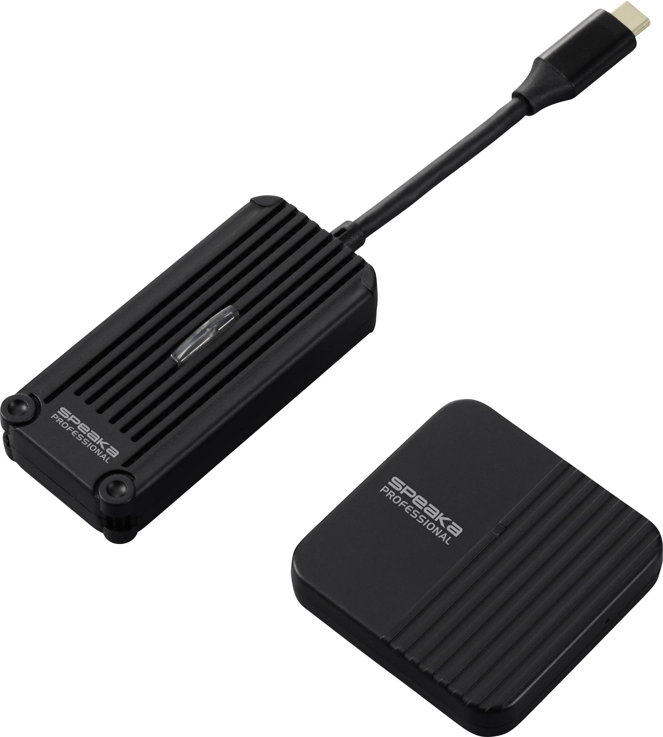 SpeaKa Professional SP-TR-300 Bezprzewodowy system prezentacji Full HD USB-C® (DP Alt Mode) HDMI 30 m 5 GHz 1920 x 1080 - obrazek 1