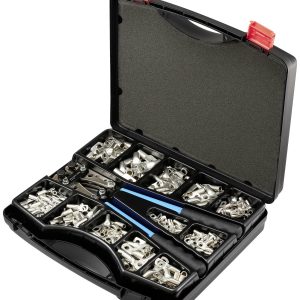 TRU COMPONENTS TC-11894512 Asortyment końcówek kablowych rurkowych 6 – 50 mm² ze szczypcami do zaciskania 6 mm²;50 mm²;s TRU COMPONENTS TC-11894512 Asortyment końcówek kablowych rurkowych 6 – 50 mm² ze szczypcami do zaciskania 6 mm²;50 mm²;s