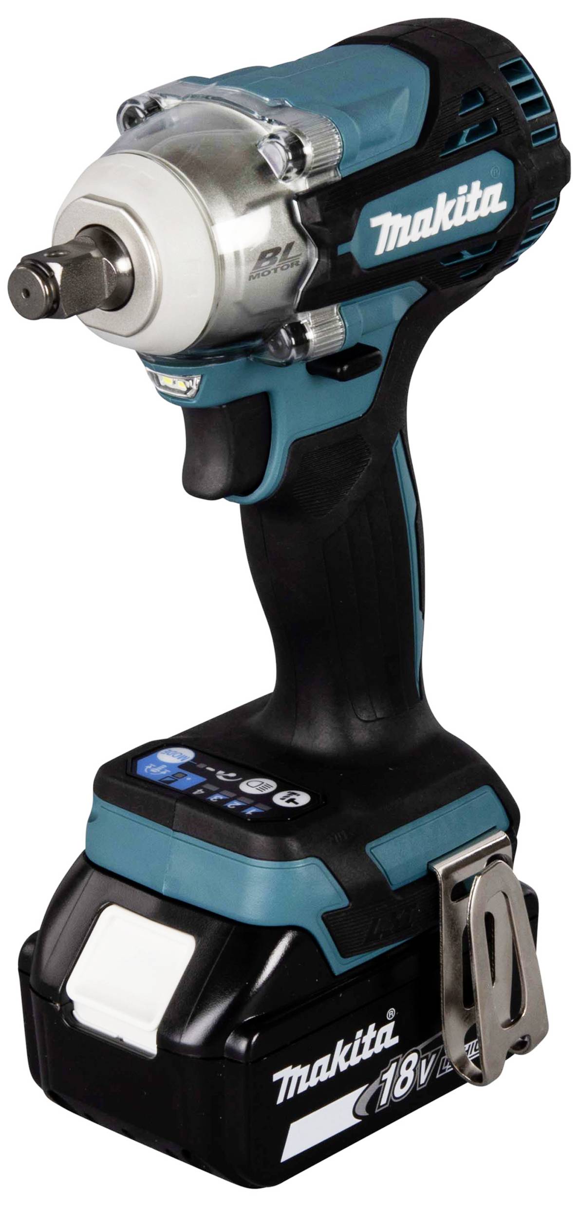 Makita DTW300RTJ DTW300RTJ Wkrętarka udarowa akumulatorowa 330 Nm 18 V Ilość dołączonych baterii 2 5 Ah zaw. 2 akumulato - obrazek 1