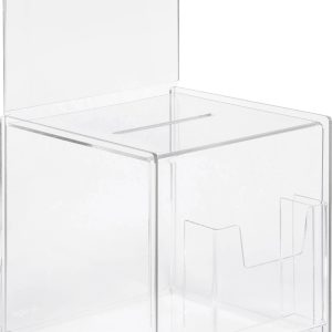 Pudełko z wprowadzeniem, dodatkowa kieszeń Sigel VA152, (S x W x G) 21 x 36.8 x 21 cm, przeźroczysty