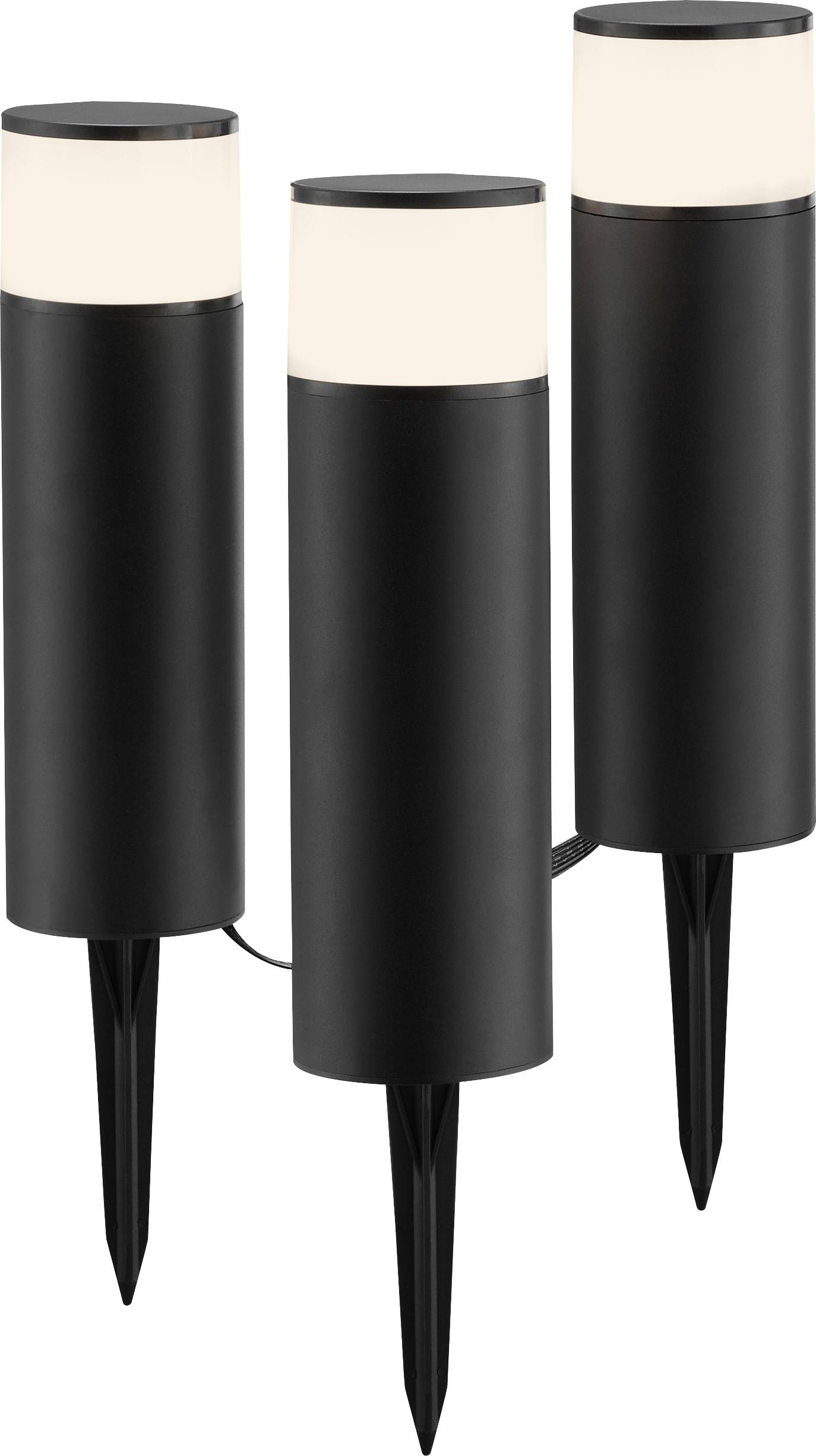 Lampa ogrodowa Brilliant Außenspießleuchte 3er Set G40912/76 660 lm - obrazek 1