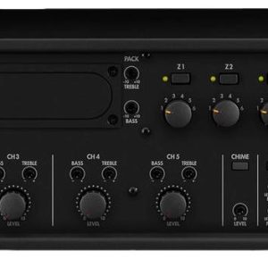 Monacor PA-1240 Wzmacniacz ELA 240 W 1-kanałowy 5 stref Monacor PA-1240 Wzmacniacz ELA 240 W 1-kanałowy 5 stref