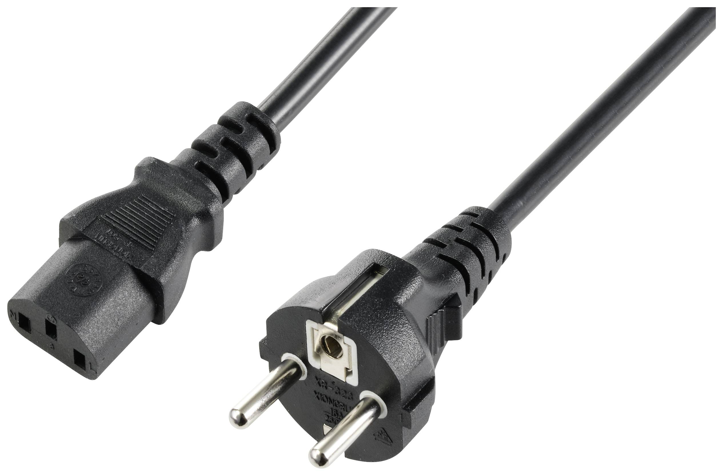 kabel do niskich temperatur Sygonix SY-5243880, H05VV-F 3G 1,0 mm², 250 V, 10 A, 2.50 m - obrazek 1