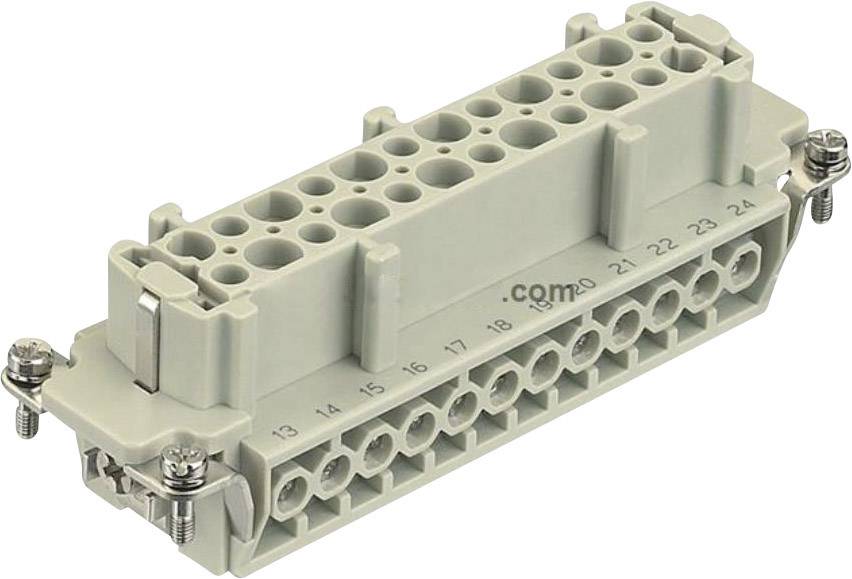 HARTING 09330242701 Wkładka złącza żeńskiego Han® E 24 + PE śrubowe 1 szt. - obrazek 1