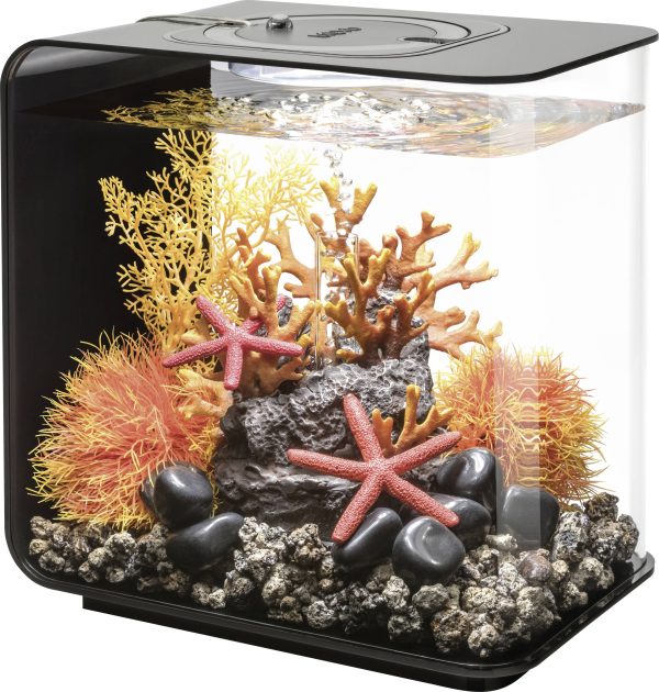 Akwarium akrylowe Oase biOrb FLOW 15 LED schwarz 72029, z Podświetleniem LED, 15 l, (D x S x W) 208 x 300 x 315 mm