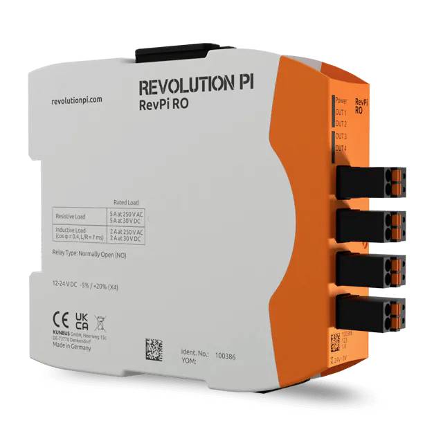 Moduł rozszerzeń PLC Revolution Pi by Kunbus RevPi RO PR100386 24 V - obrazek 1