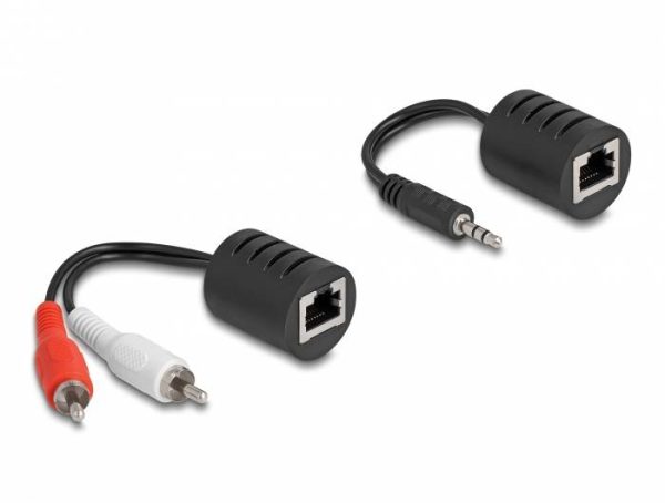 Audio kabel Delock 87859 87859, RJ45, Jack, RCA/Cinch, 0.004 m
