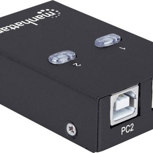 Przełącznik USB 2.0 Manhattan Manhattan USB-A Automatic Sharing Switch, 2x USB-B Ports, 480 Mbps (USB 2.0), 2 Porty Przełącznik USB 2.0 Manhattan Manhattan USB-A Automatic Sharing Switch, 2x USB-B Ports, 480 Mbps (USB 2.0), 2 Porty