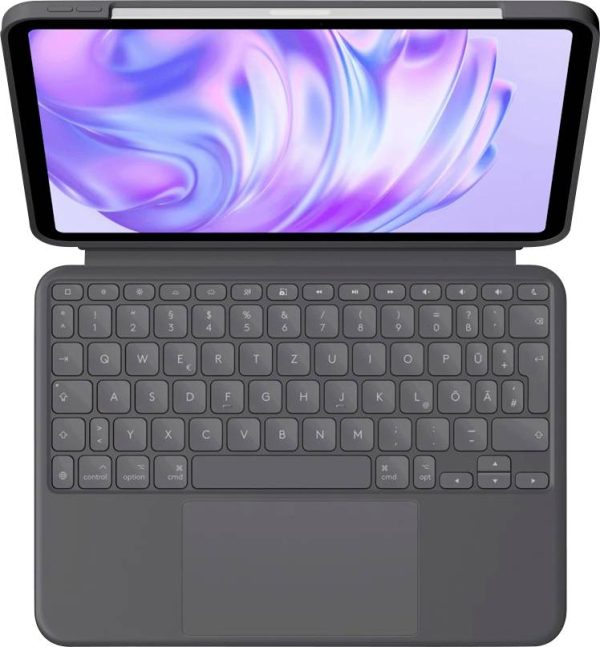 Logitech Logitech Combo Touch – Tastatur und Foli Klawiatura do tabletu z etui Odpowiedni dla marki (tablet): Apple iPad