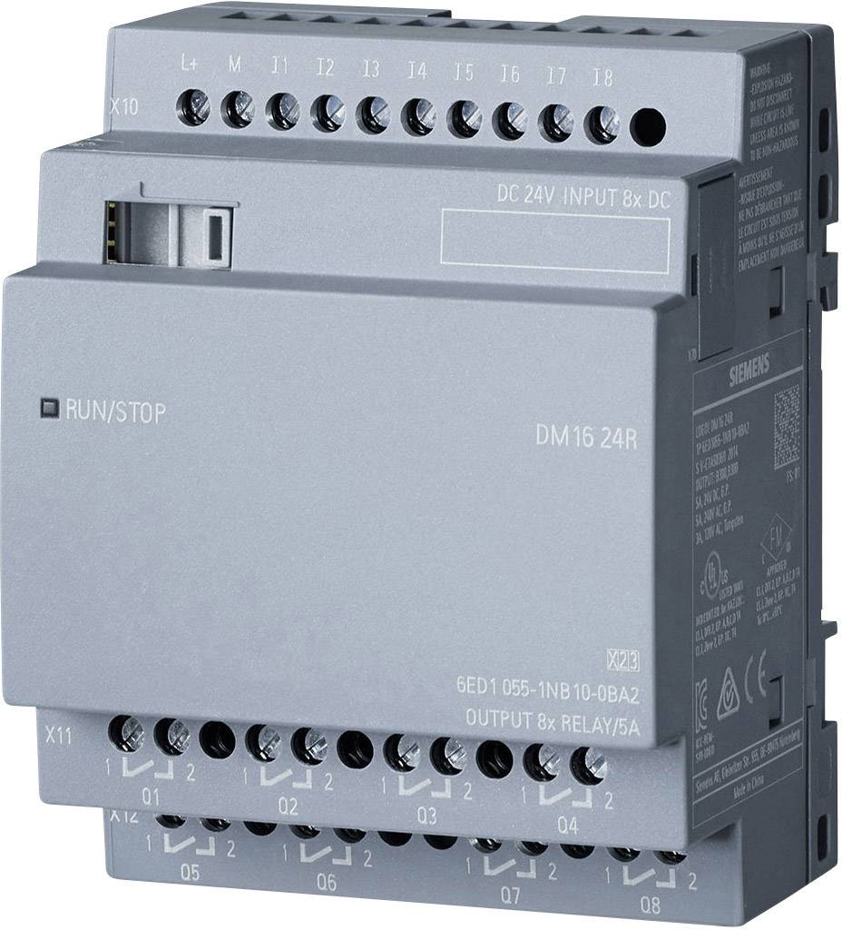 Siemens LOGO! DM16 24R 0BA2 Moduł rozszerzeń PLC 24 V/DC - obrazek 1