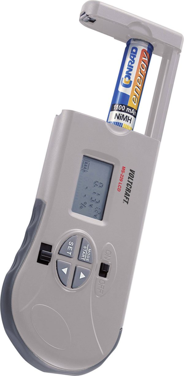 Tester baterii VOLTCRAFT MS-229 LCD 1,2 V, 1,5 V, 3 V, 9 V, 12 V