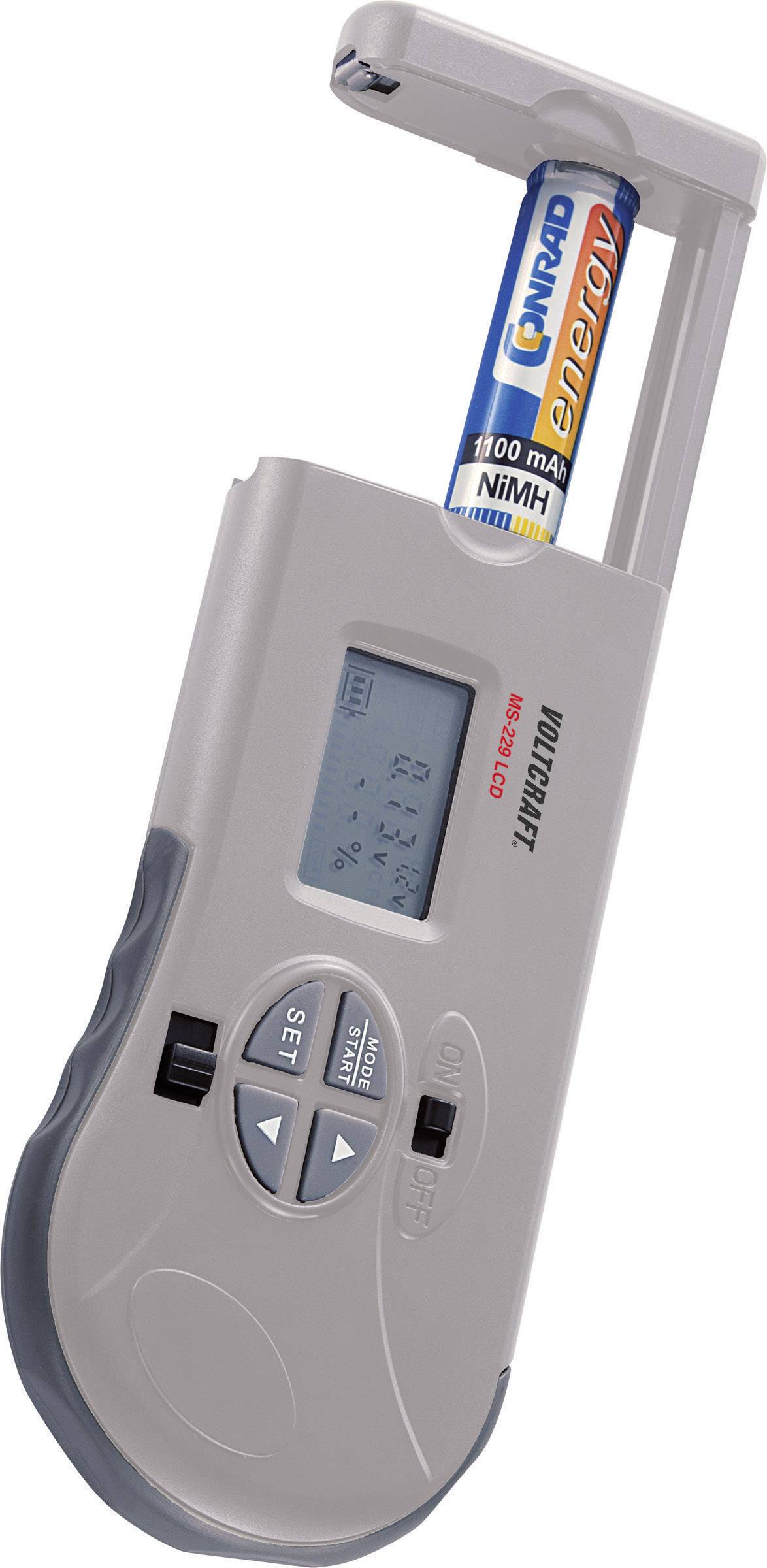 Tester baterii VOLTCRAFT MS-229 LCD 1,2 V, 1,5 V, 3 V, 9 V, 12 V - obrazek 1