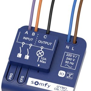 Bezprzewodowe rozszerzenie systemu alarmowego Somfy io (Izymo) 1822649, 1 szt. Bezprzewodowe rozszerzenie systemu alarmowego Somfy io (Izymo) 1822649, 1 szt.